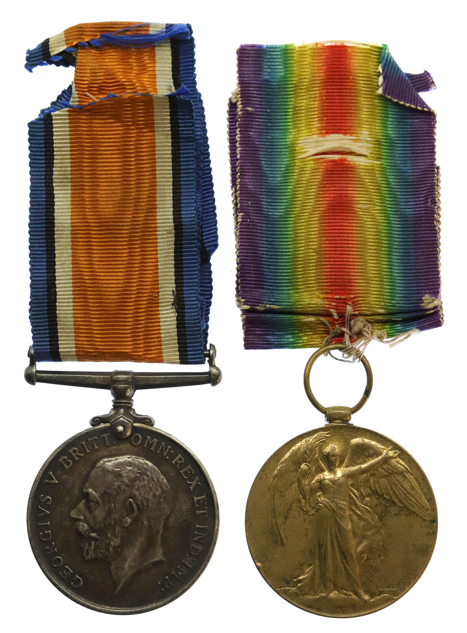 WW1 British War & Victory Medal Pair - Sjt. H. Simms, West Riding Regiment