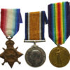 WW1 1914-15 Star Medal Trio - Pte. S. Wigglesworth, 1st/4th (Hallamshire) Bn. York & Lancaster Regiment