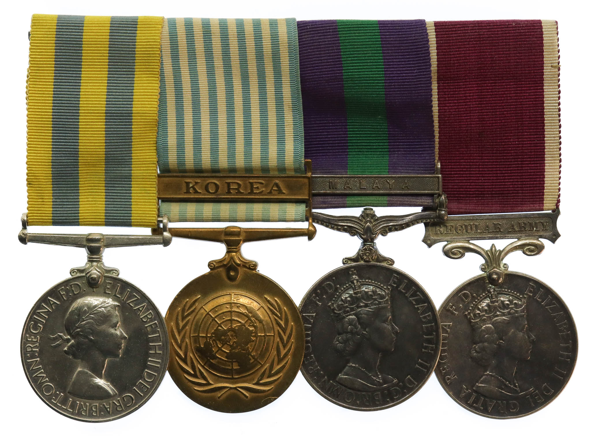 Queen's Korea, Un Korea, GSM (Clasp - Malaya) and LS&GC Medal Group of Four - S.Sgt. C.F. Bull, Royal Engineers