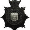 Herefordshire Constabulary Black Helmet Plate - Queen's Crown