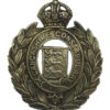 Lancashire Constabulary Small Wreath Helmet Plate - King's Crown