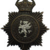 Somersetshire Constabulary Night Helmet Plate - King's Crown
