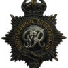 George VI Hertfordshire Constabulary Black Helmet Plate