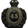 Dorset Constabulary Wreath Helmet Plate - King's Crown