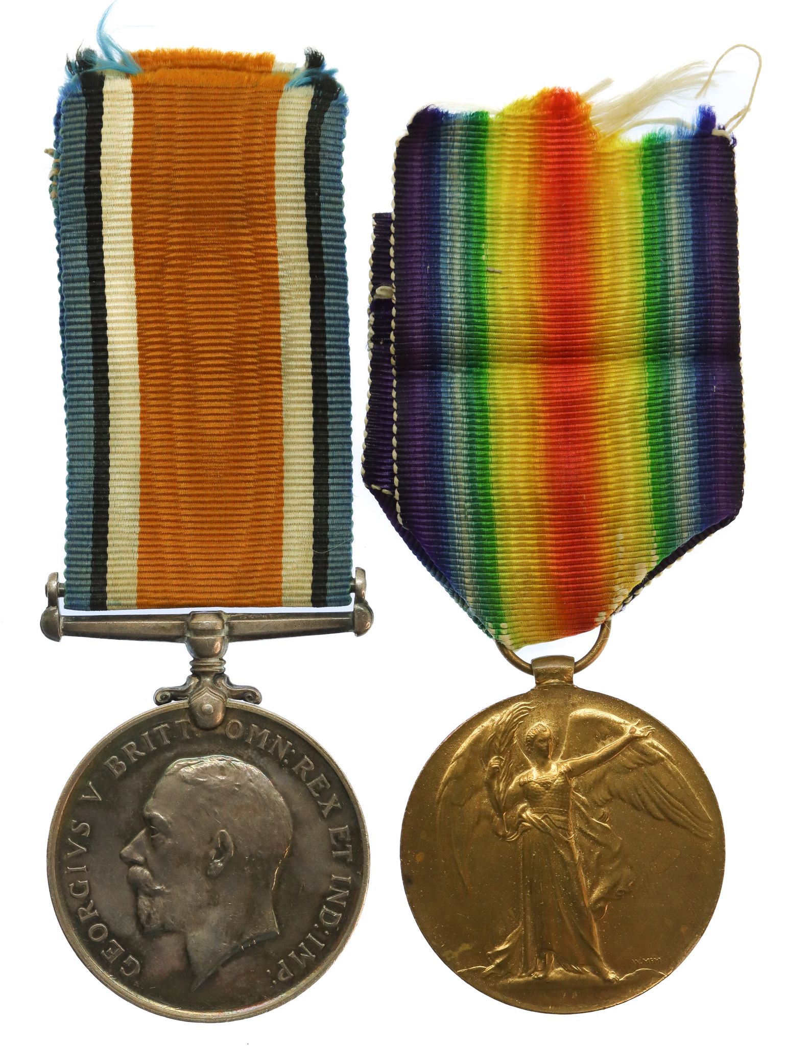 WW1 British War & Victory Medal Pair - Pte. J. Croasdell, Lancashire Fusiliers