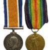 WW1 British War & Victory Medal Pair - Pte. H. Simpson, East Yorkshire Regiment
