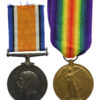 WW1 British War & Victory Medal Pair - Pte. F.D. Cross, 1st/7th Bn. Liverpool Regiment - Died of Wounds, 17/4/16