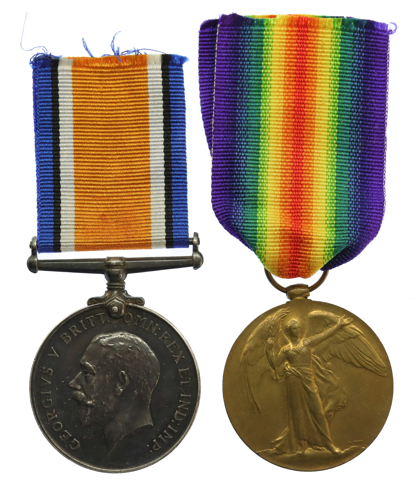 WW1 British War & Victory Medal Pair - Pte. F.D. Cross, 1st/7th Bn. Liverpool Regiment - Died of Wounds, 17/4/16