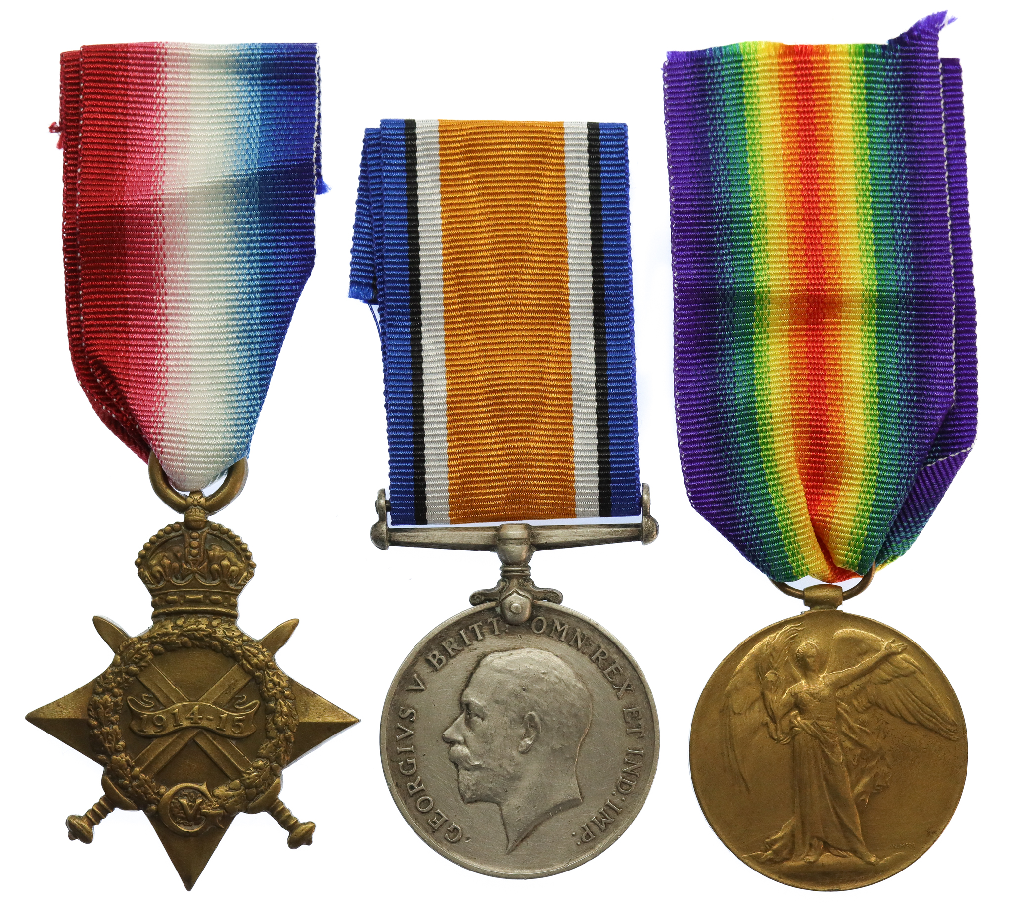 WW1 1914-15 Star Medal Trio - Spr. F. Stacey, Royal Engineers