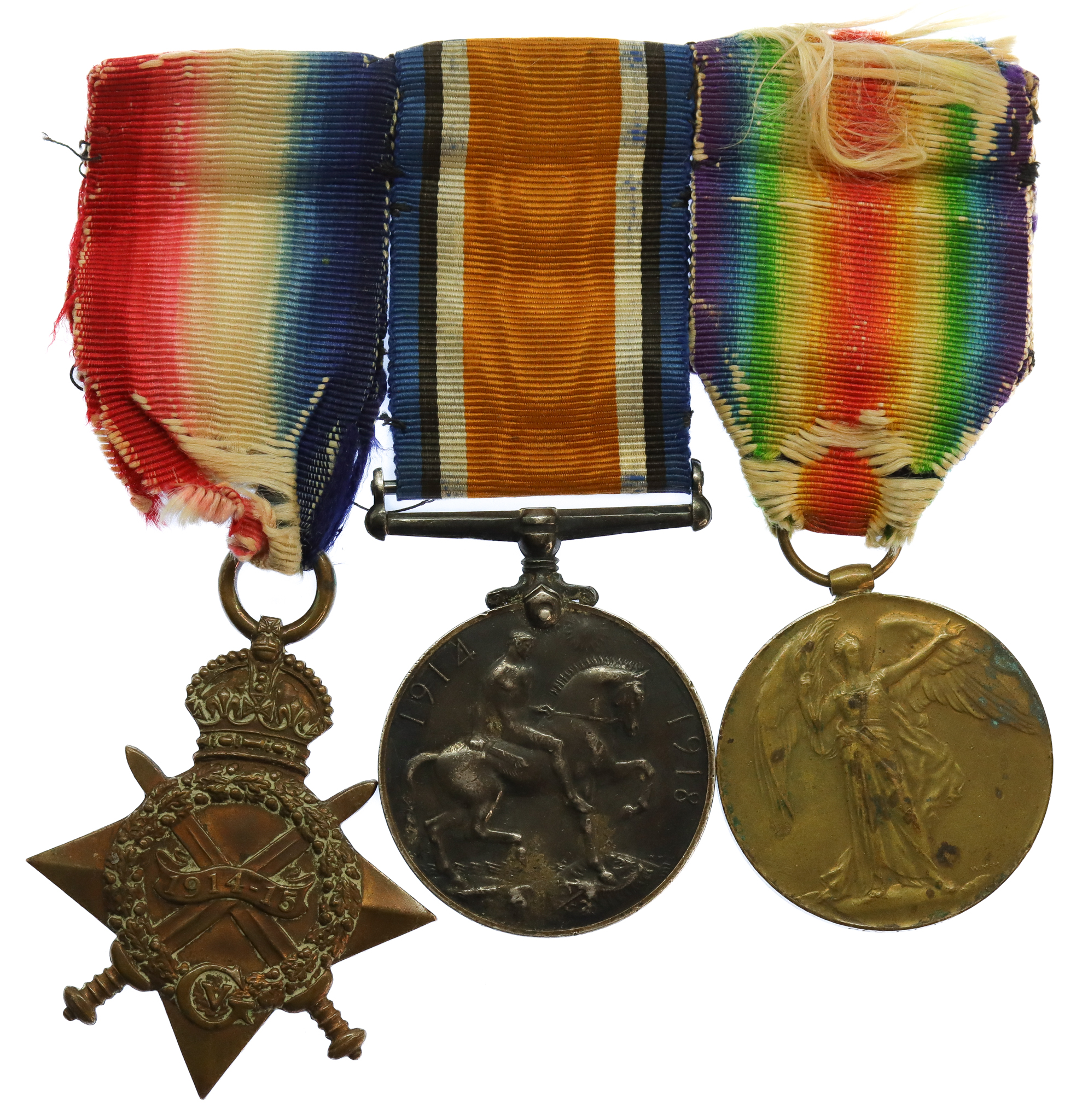WW1 1914-15 Star Medal Trio - Reverend L.F. Harvey, Army Chaplain's Department