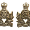 Pair of Intelligence Corps Anodised (Staybrite) Collar Badges