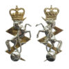 Pair of Royal Electrical & Mechanical Engineers (R.E.M.E.)  Anodised (Staybrite) Collar Badges