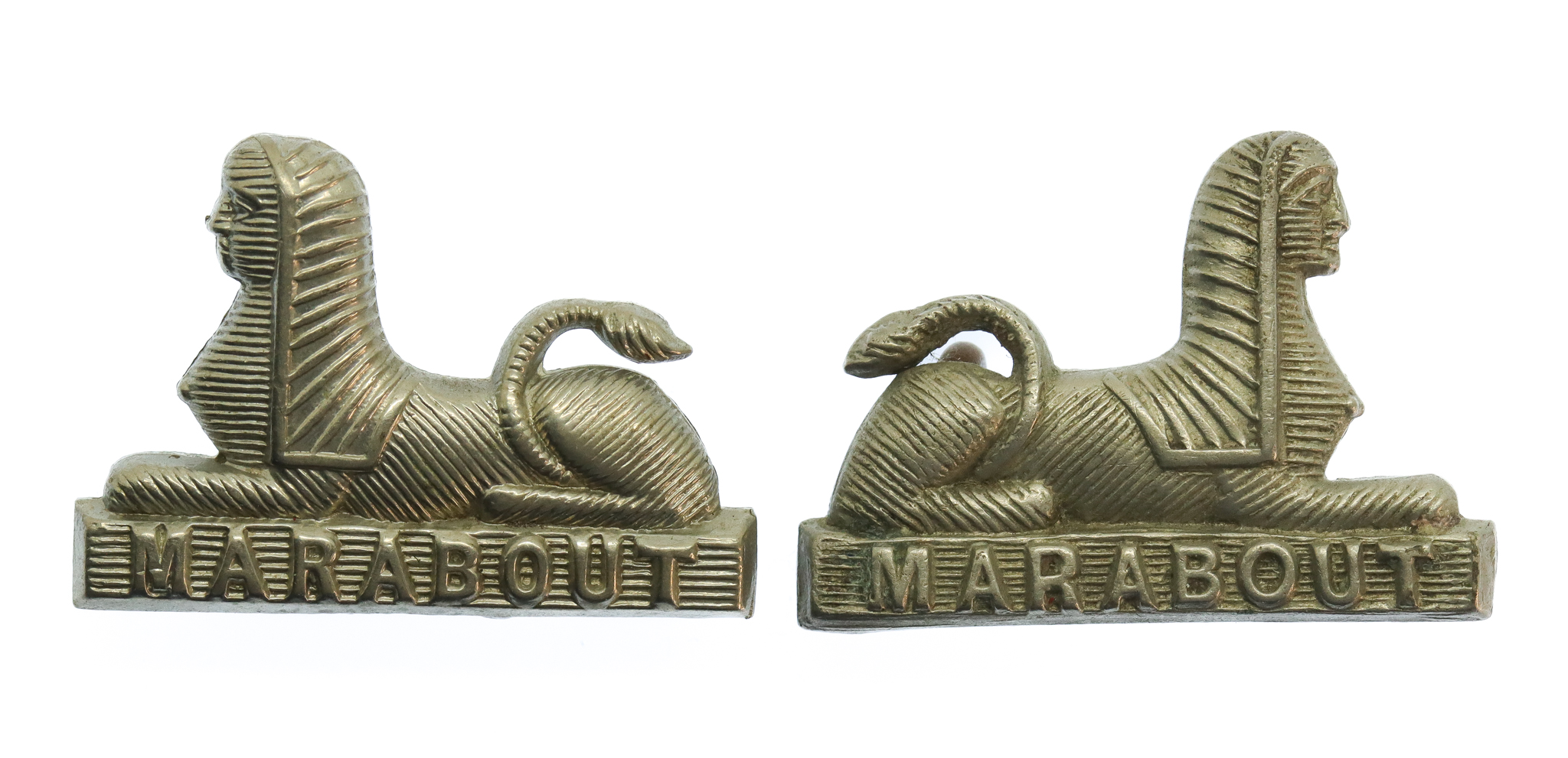 Pair of Dorsetshire Regiment Collar Badges