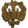 Essex Regiment WW1 All Brass Economy Cap Badge