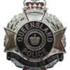 Australian Queensland Police Hat Badge - Queen's Crown