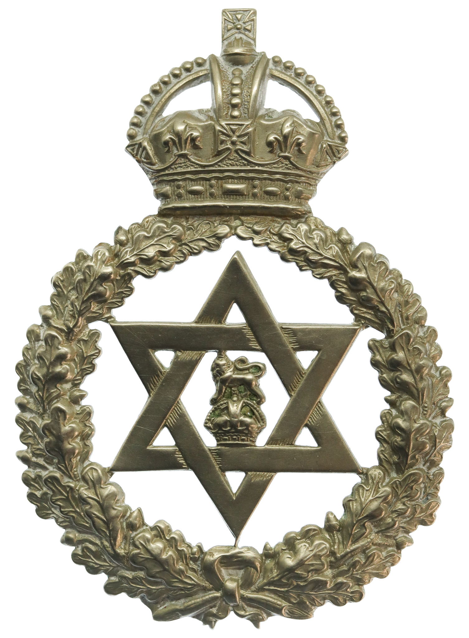 Trinidad Police Helmet Plate - King's Crown