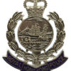 Royal Hong Kong Police Enamelled Cap Badge - Queen's Crown