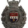 West Mercia Constabulary Enamelled Helmet Plate - Queen's Crown