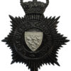 West Sussex Constabulary Night Helmet Plate - Queen's Crown