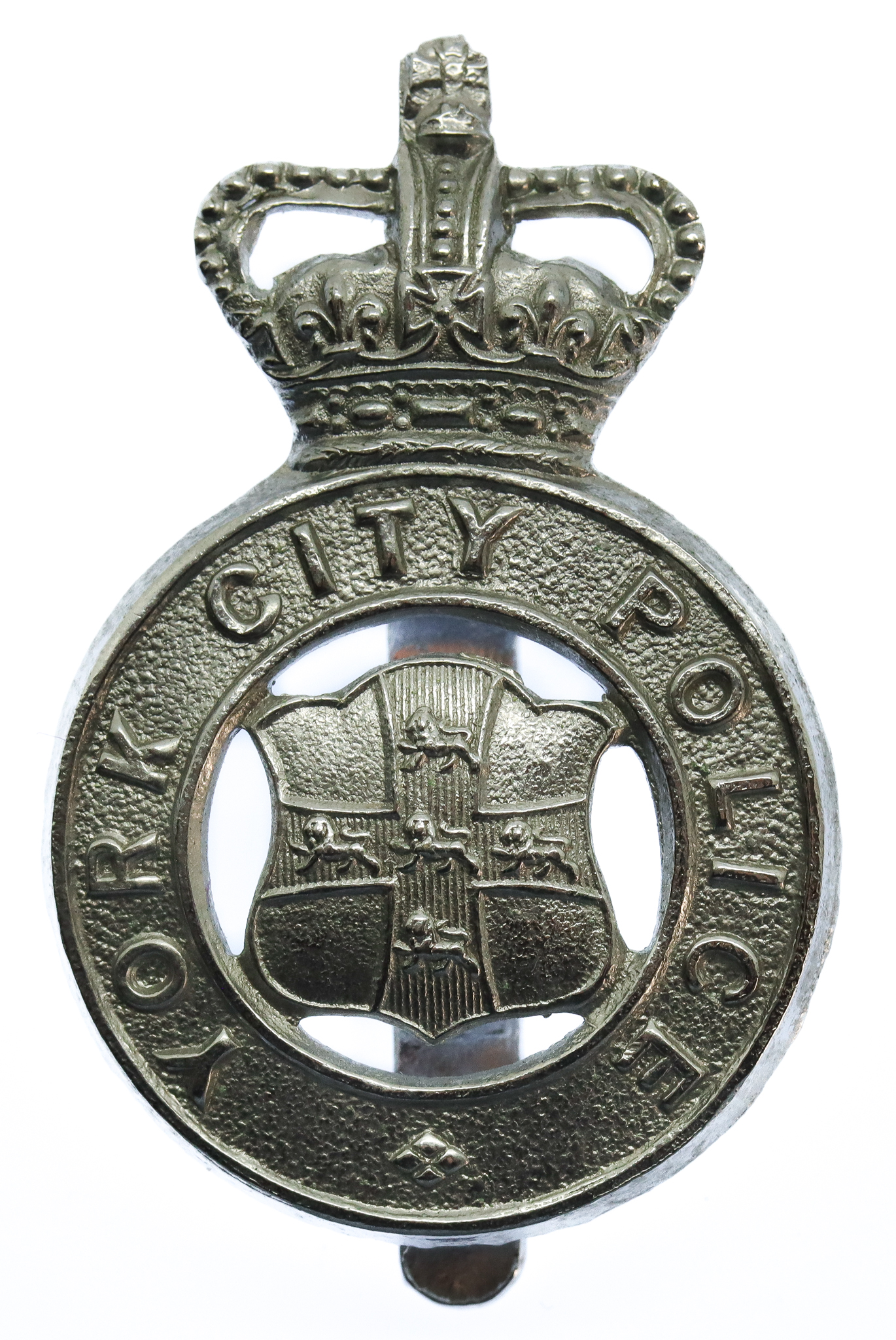 York City Police Cap Badge - Queen's Crown