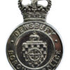 Dewsbury Borough Police Cap Badge - Queen's Crown