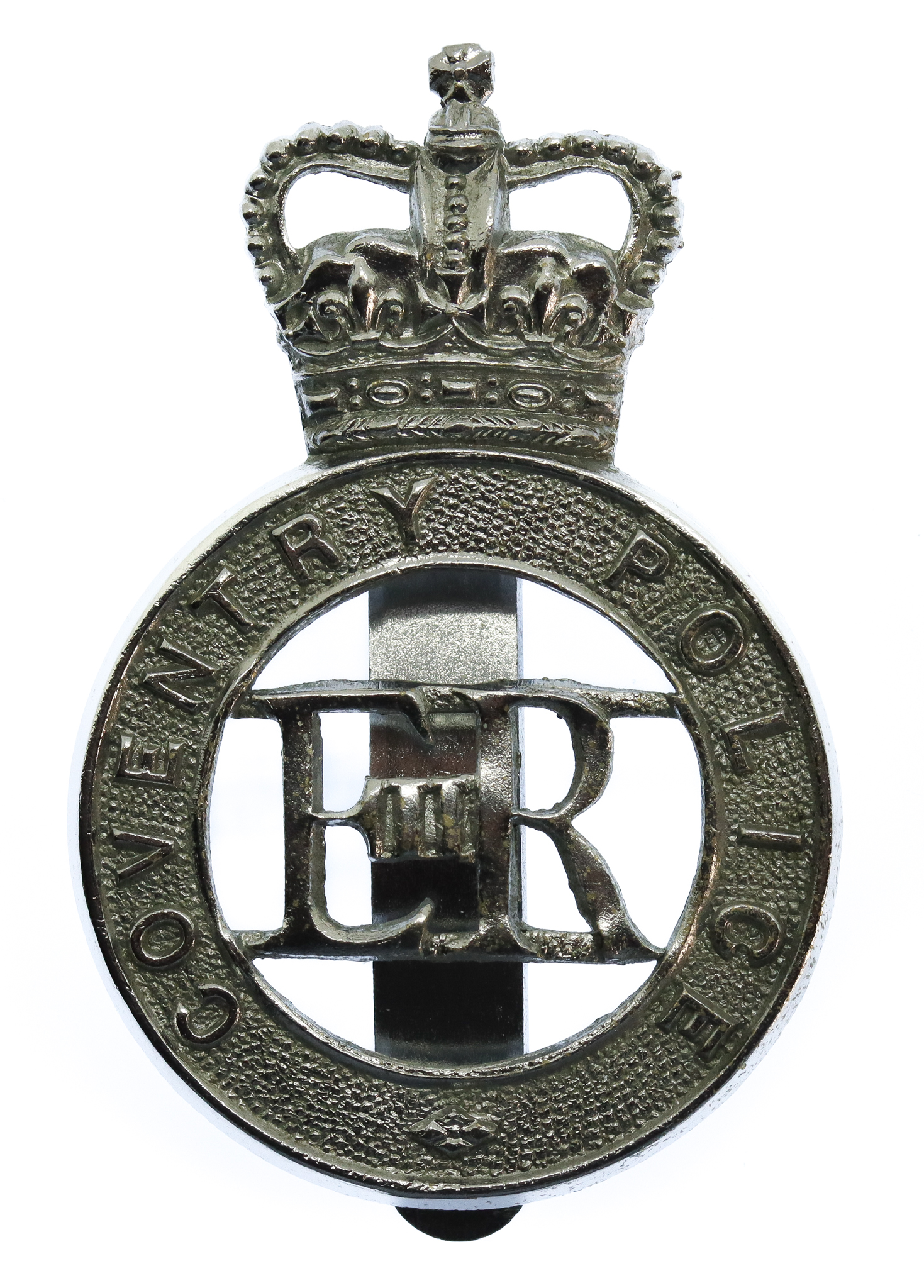 Coventry Police Cap Badge - Queen's Crown