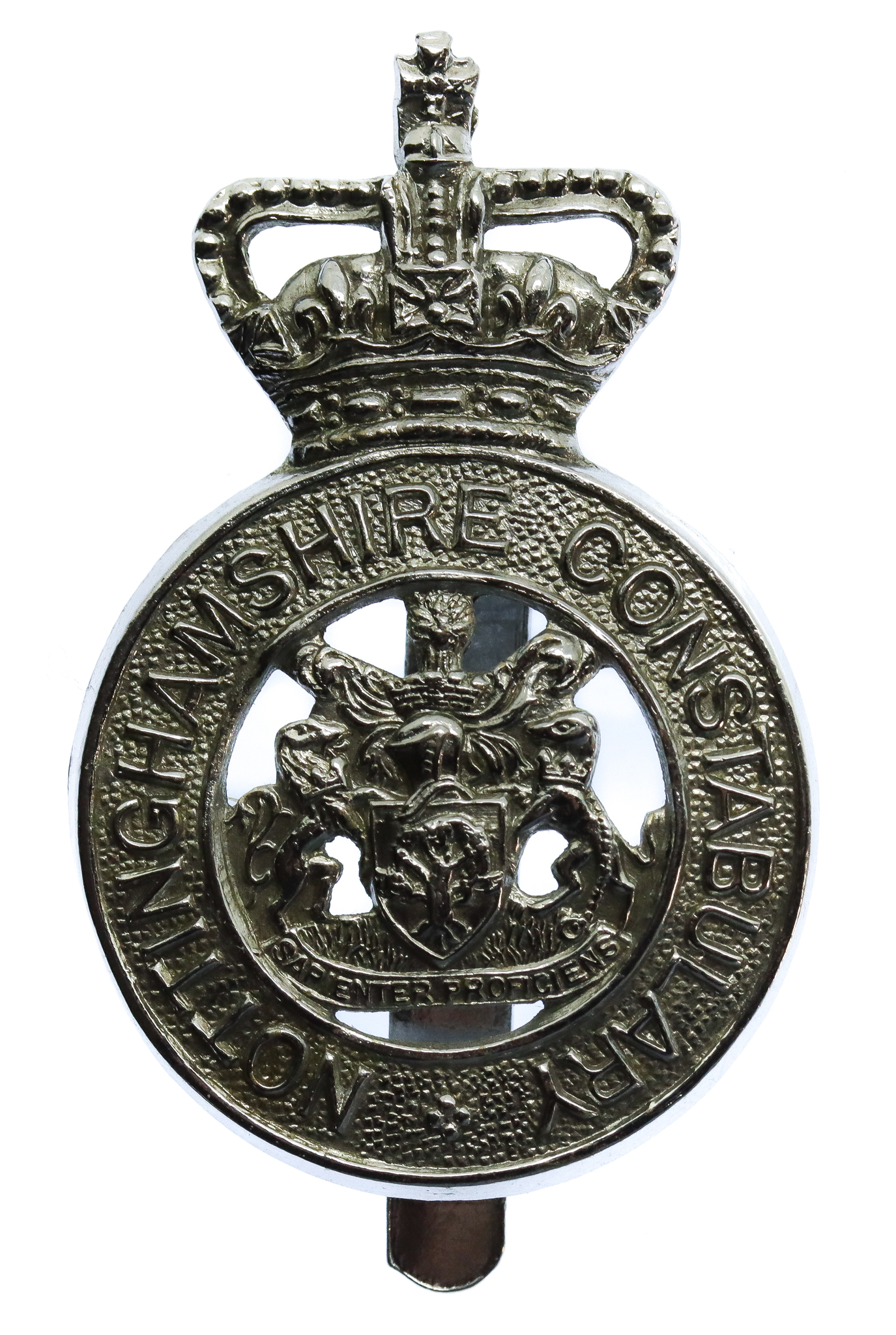 Nottinghamshire Constabulary Cap Badge - Queen's Crown