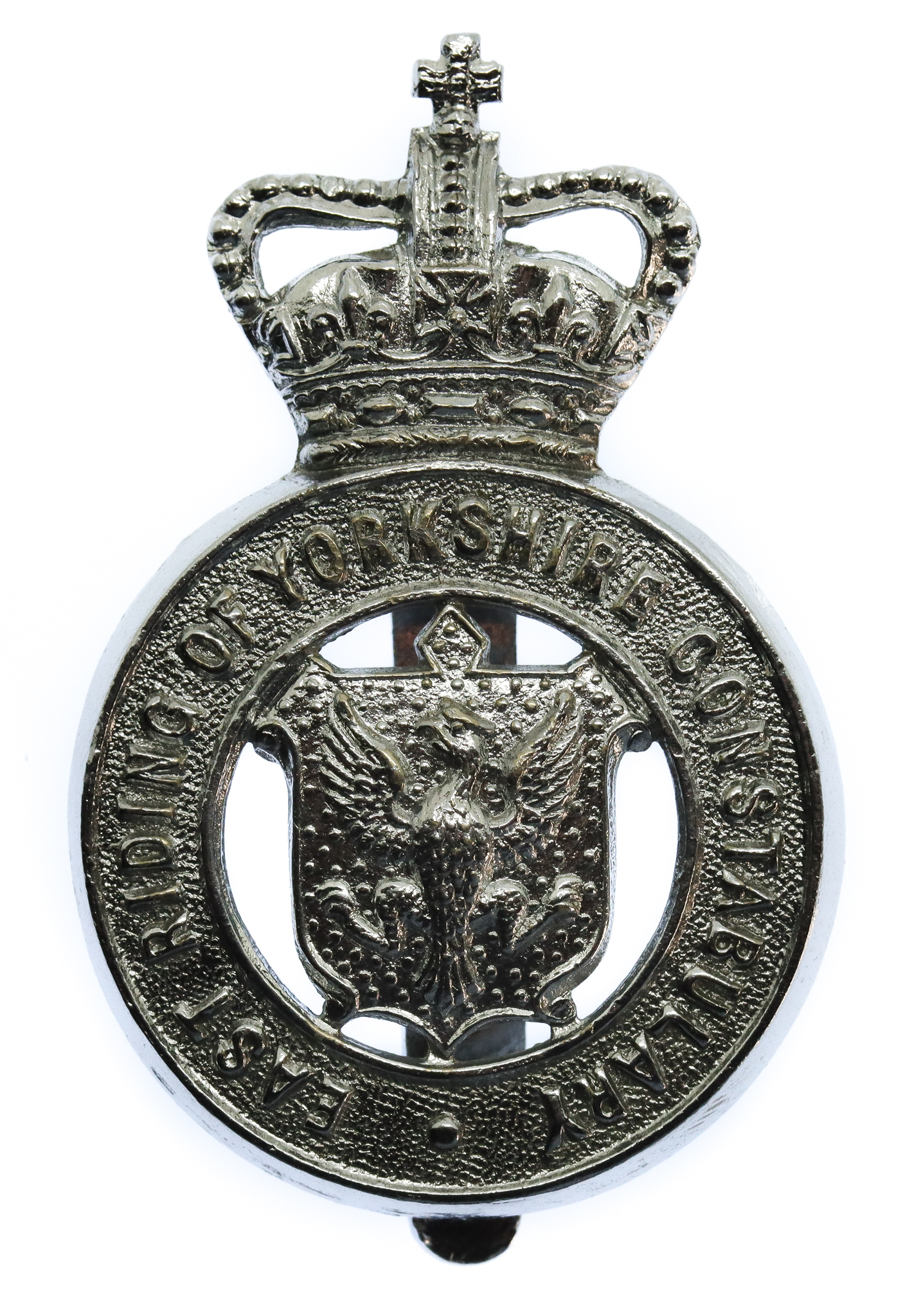East Riding of Yorkshire Constabulary Cap Badge - Queen's Crown