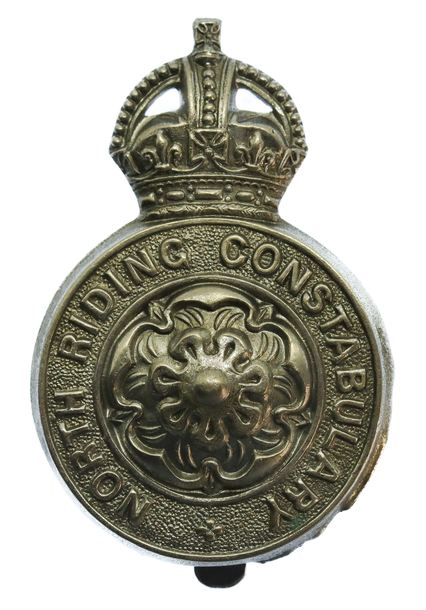 North Riding Constabulary Cap Badge - King's Crown