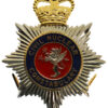 Civil Nuclear Constabulary Enamelled Helmet Plate - Queen's Crown
