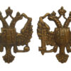 Pair of 1st King's Dragoon Guards Collar Badges