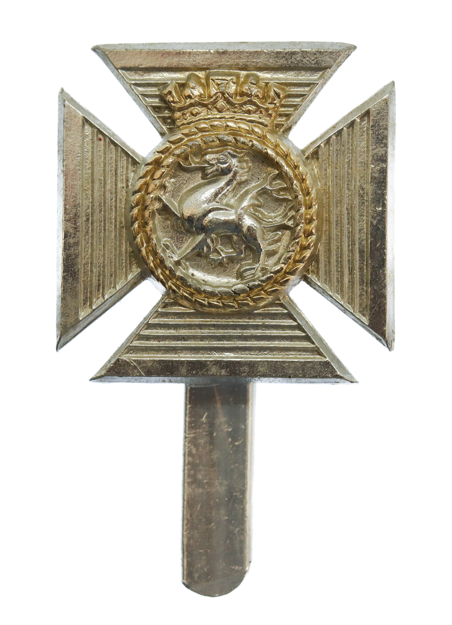 Duke of Edinburgh's Royal Regiment Anodised (Staybrite) Cap Badge