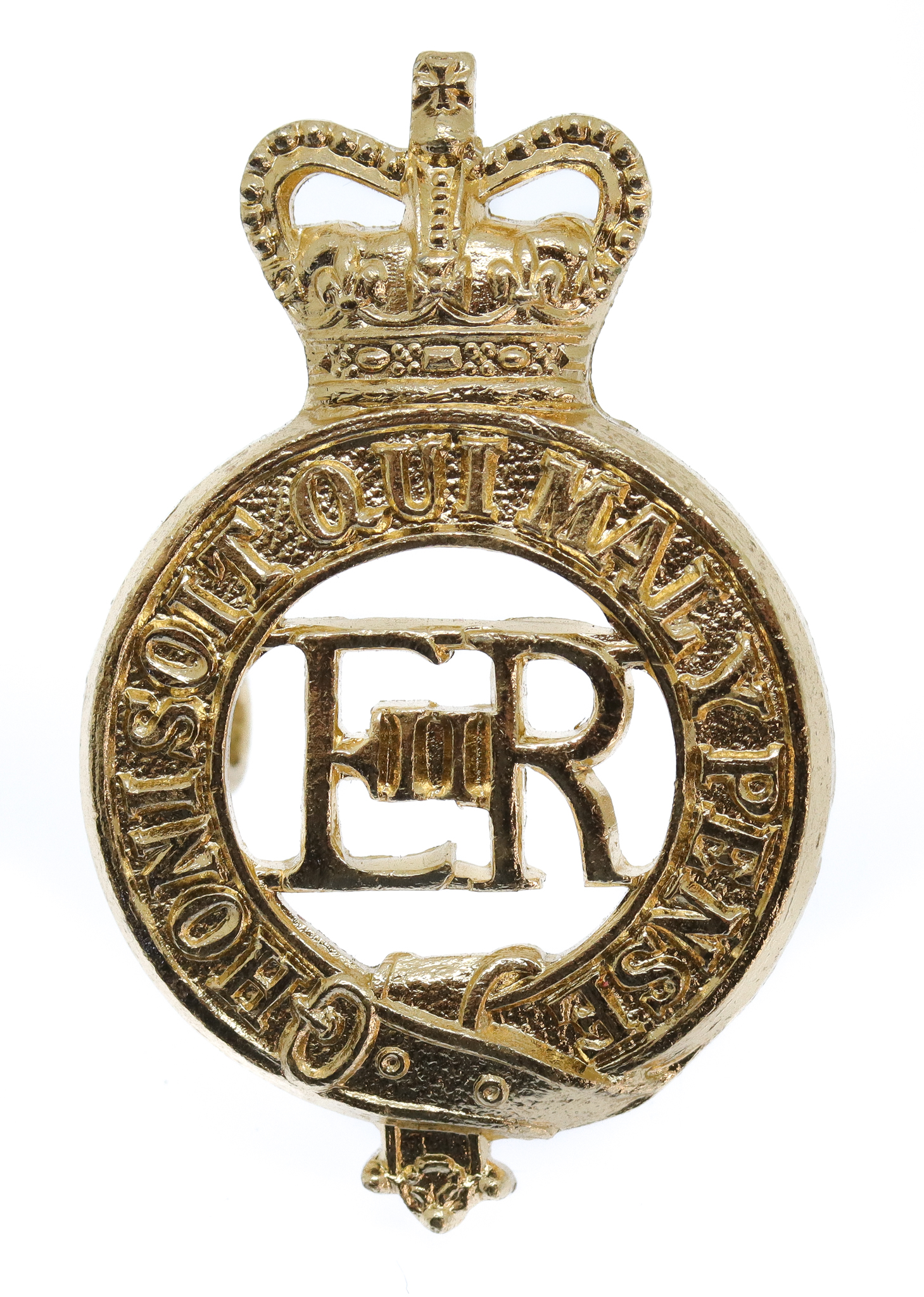 EIIR Household Cavalry Anodised (Staybrite) Cap Badge