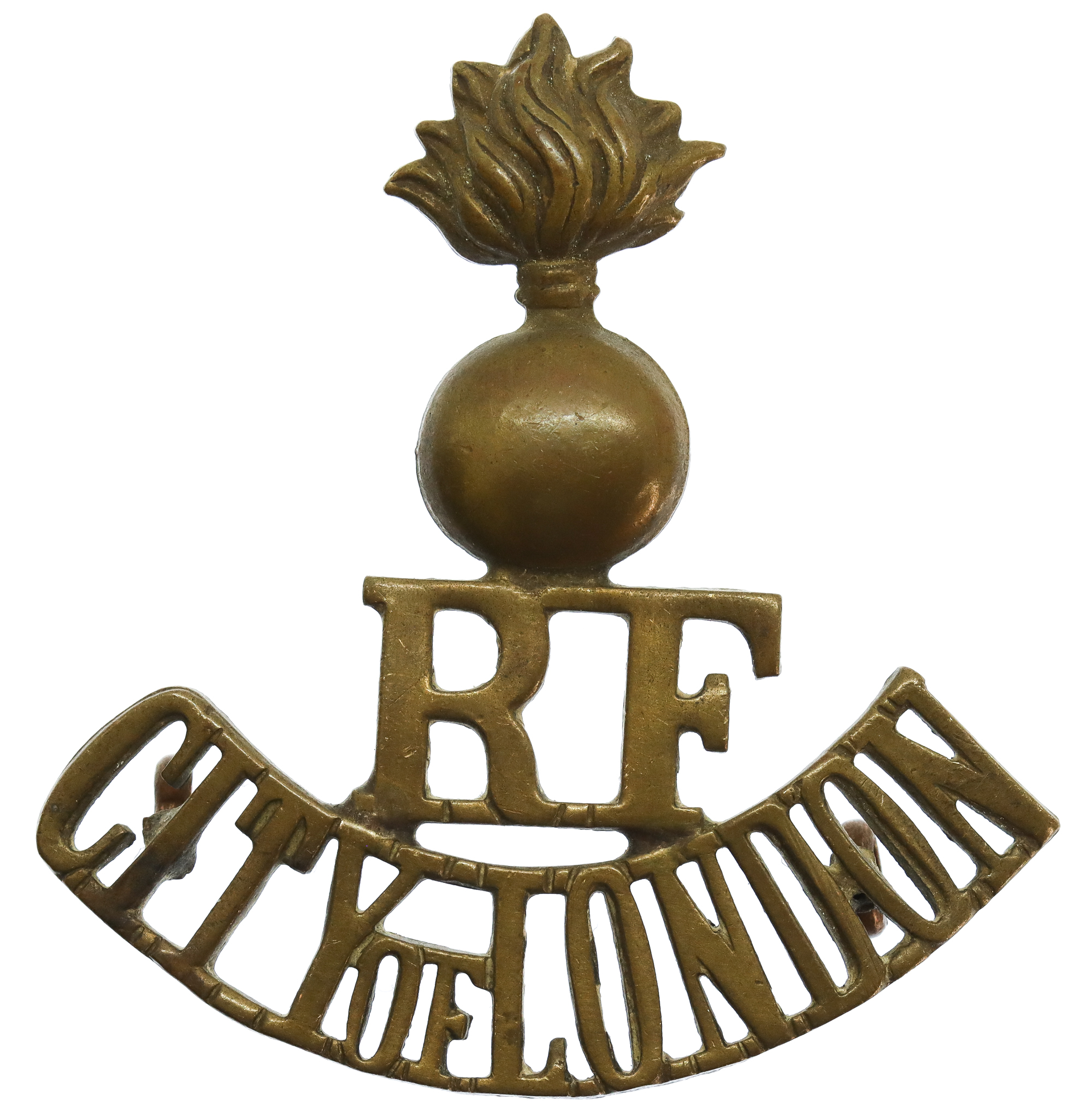 Royal Fusiliers City of London (Grenade/R.F./CITY of LONDON) Shoulder Title