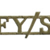 Fife & Forfar Yeomanry/Scottish Horse (FFY/SH) Shoulder Title