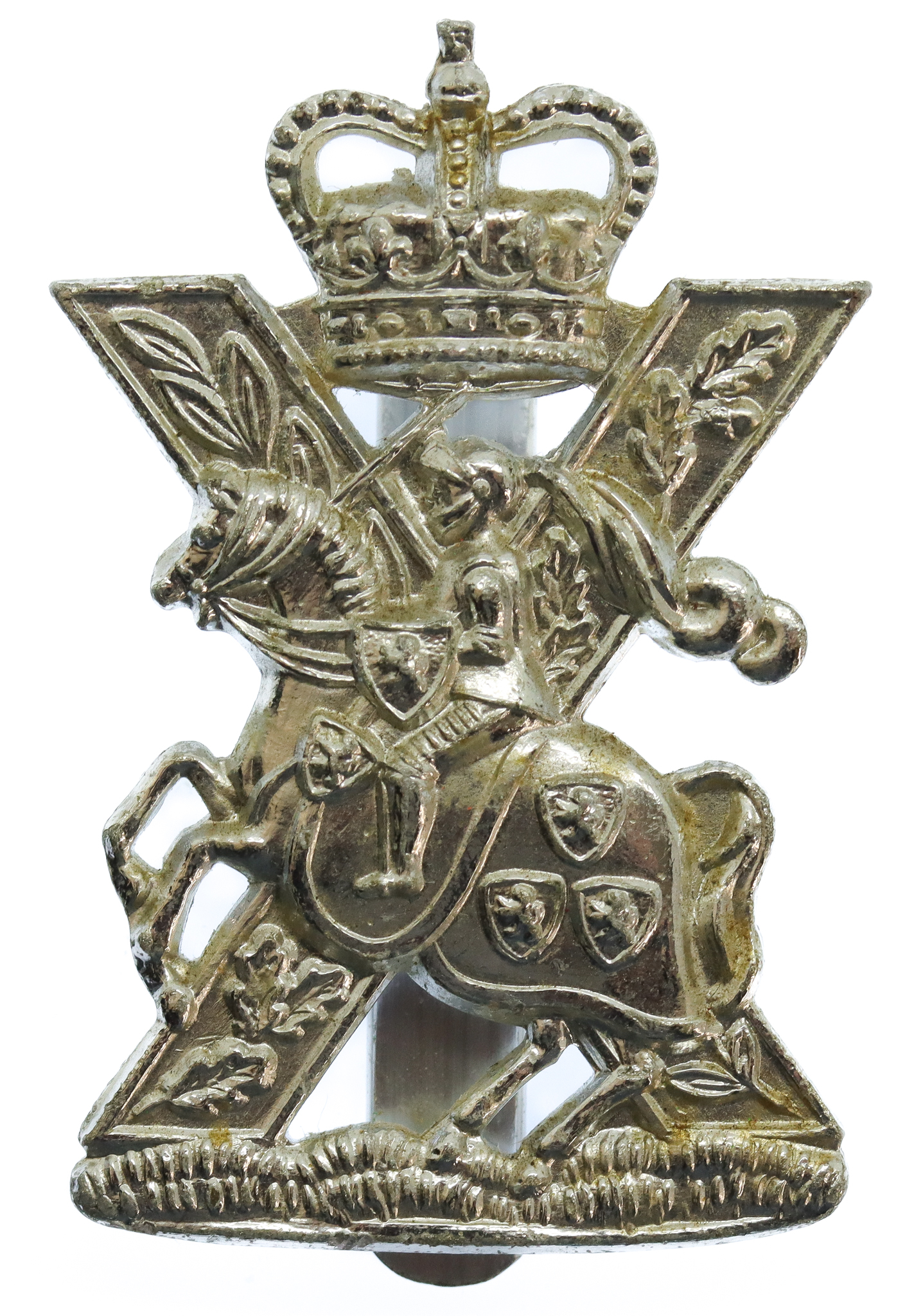 Highland Yeomanry (Fife & Forfar Yeomanry/Scottish Horse) Anodised (Staybrite) Cap Badge