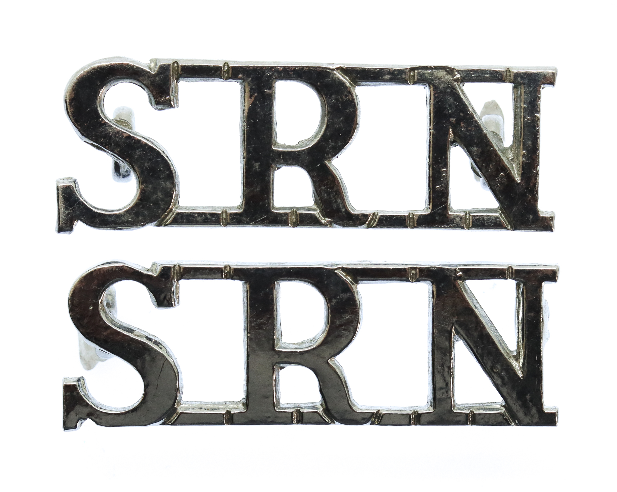 Pair of State Registered Nurse (S.R.N.) Shoulder Titles