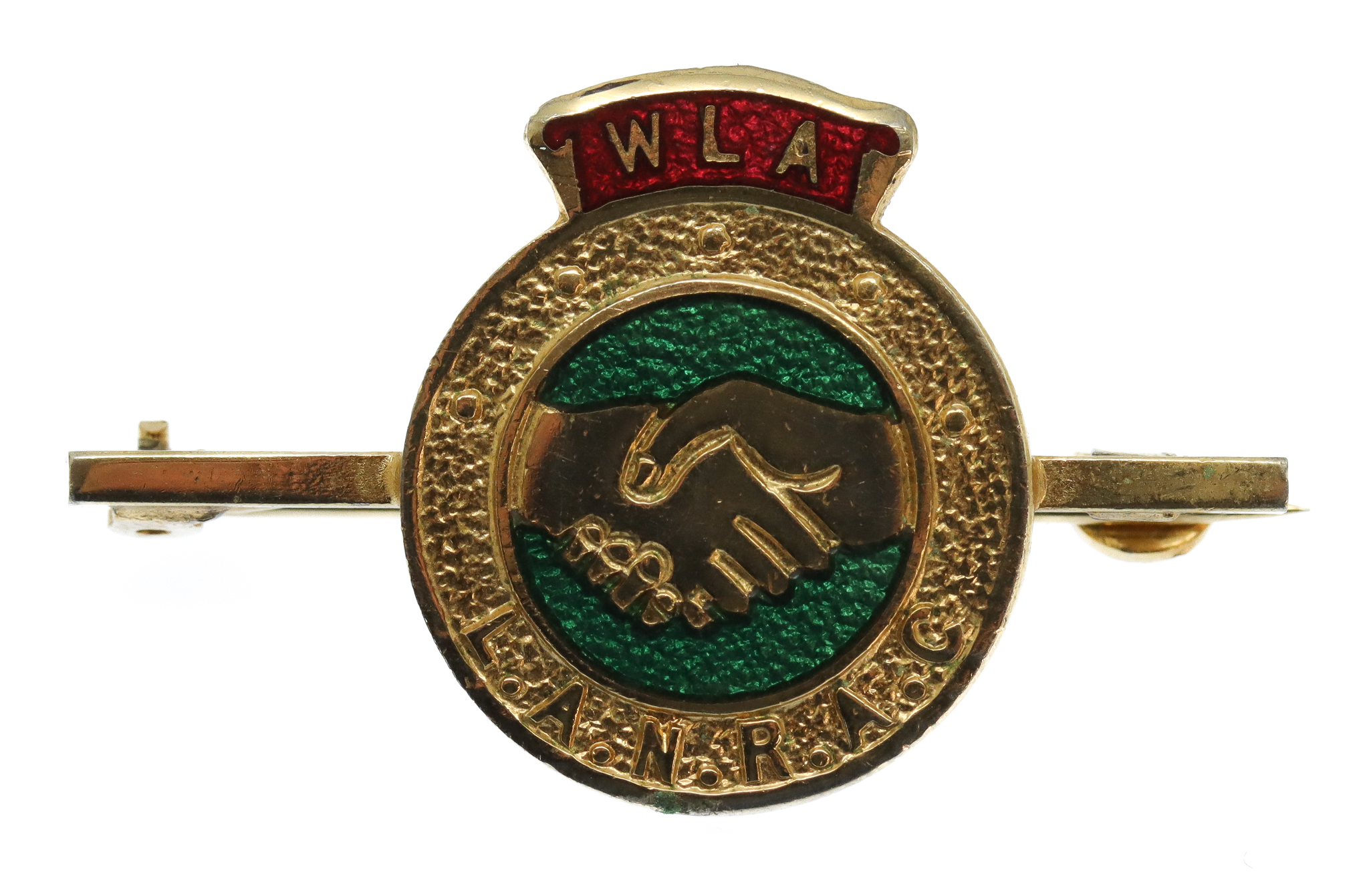 Women's Land Army (L.A.N.R.A.C.) Enamelled Lapel Badge