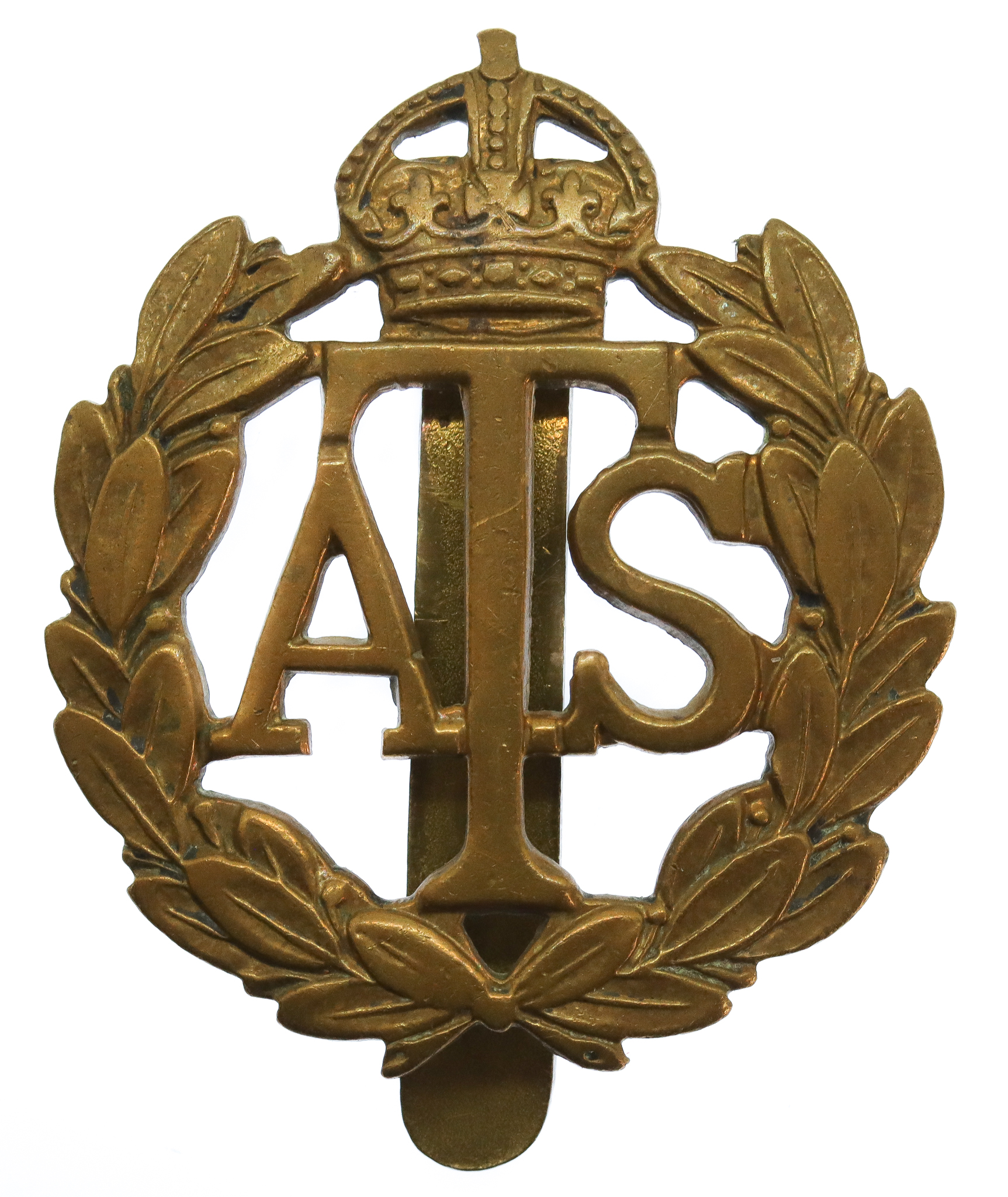 Auxiliary Territorial Service (A.T.S.) Cap Badge - King's Crown