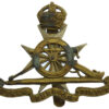 Royal Malta Artillery Cap Badge - King's Crown