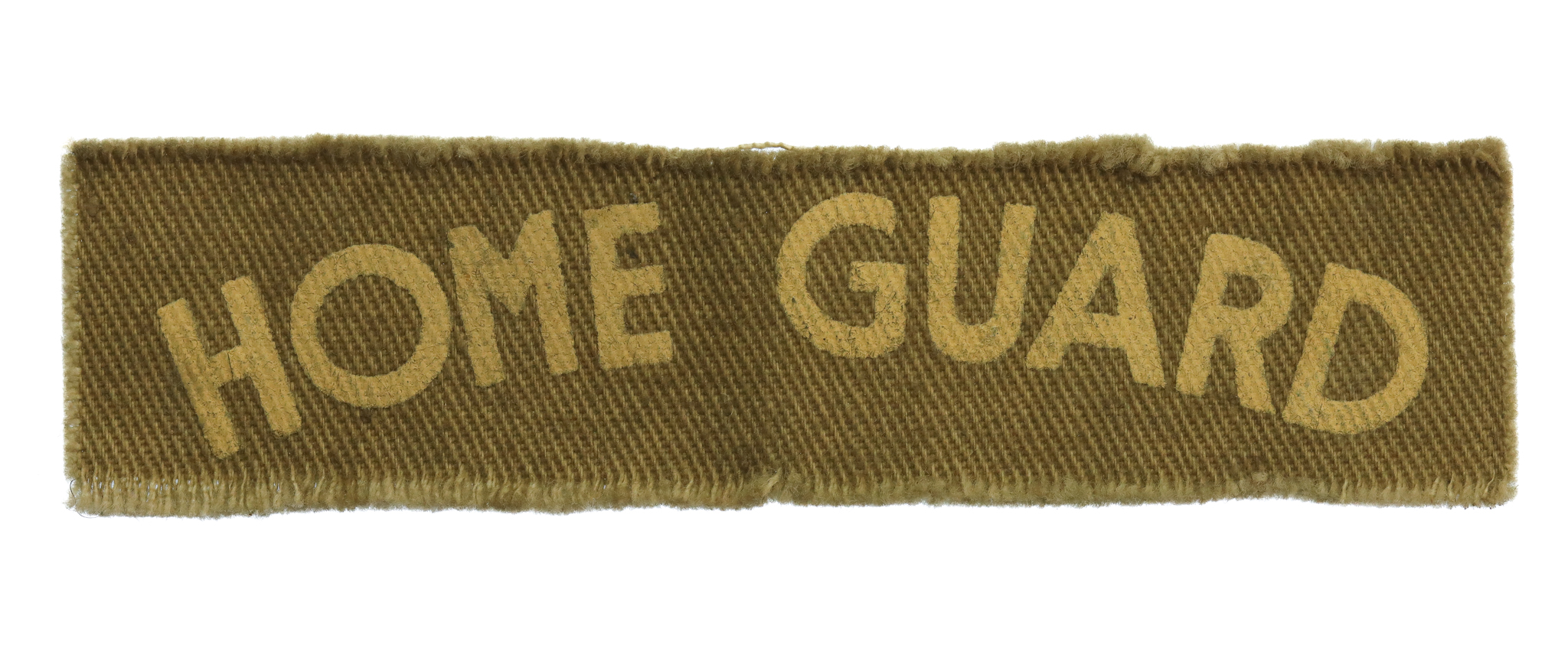 Home Guard (HOME GUARD) WW2 Painted Cloth Shoulder Title