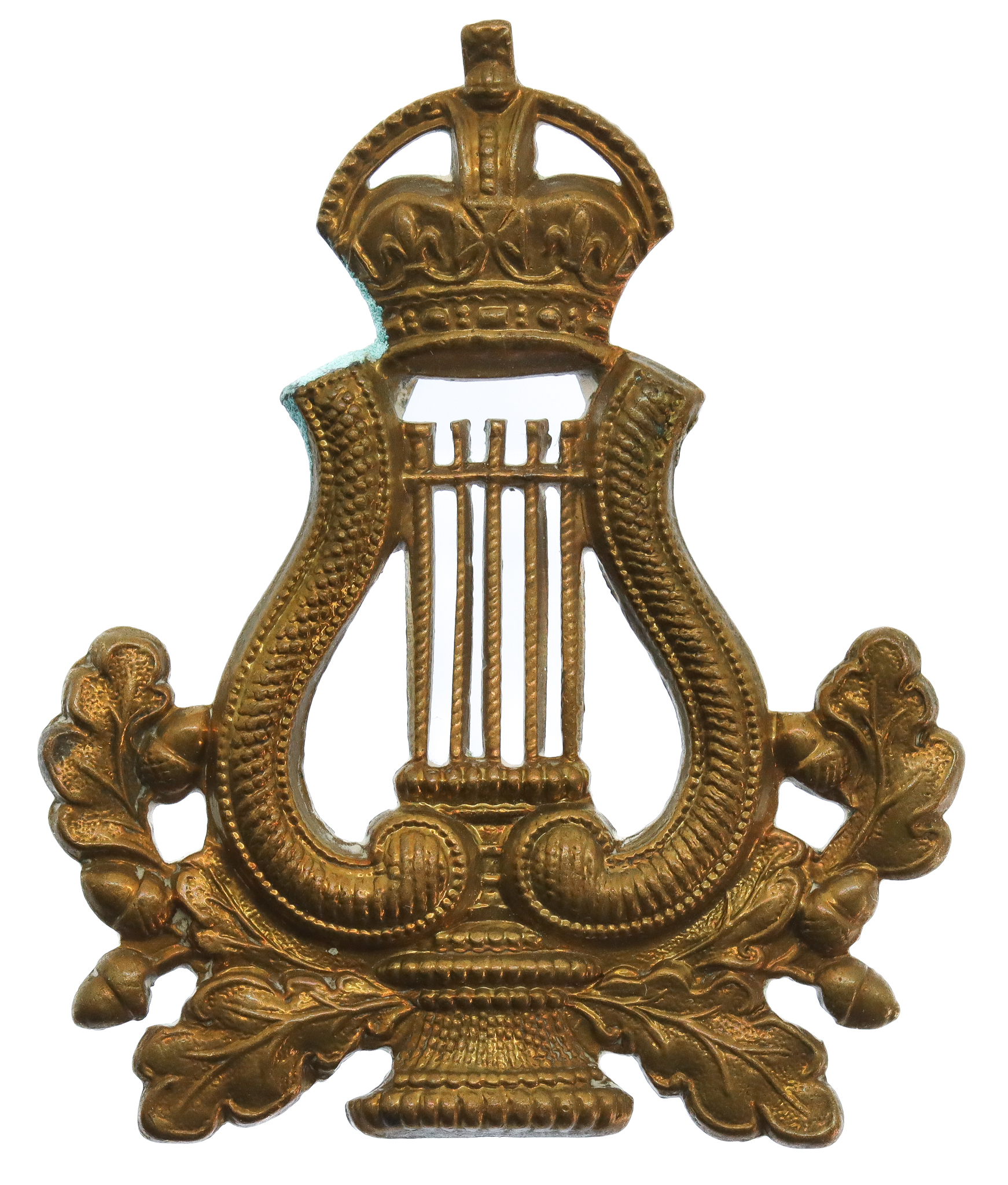 British Army Bandmaster's Musician Arm Badge - King's Crown