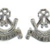 Pair of Light Infantry Anodised (Staybrite) Collar Badges