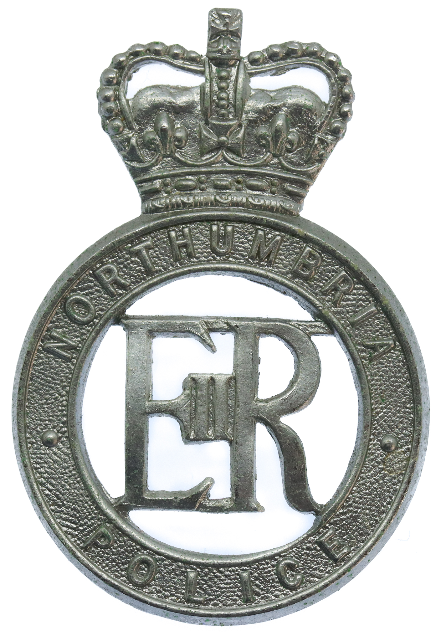 Northumbria Police Large Cap Badge - Queen's Crown