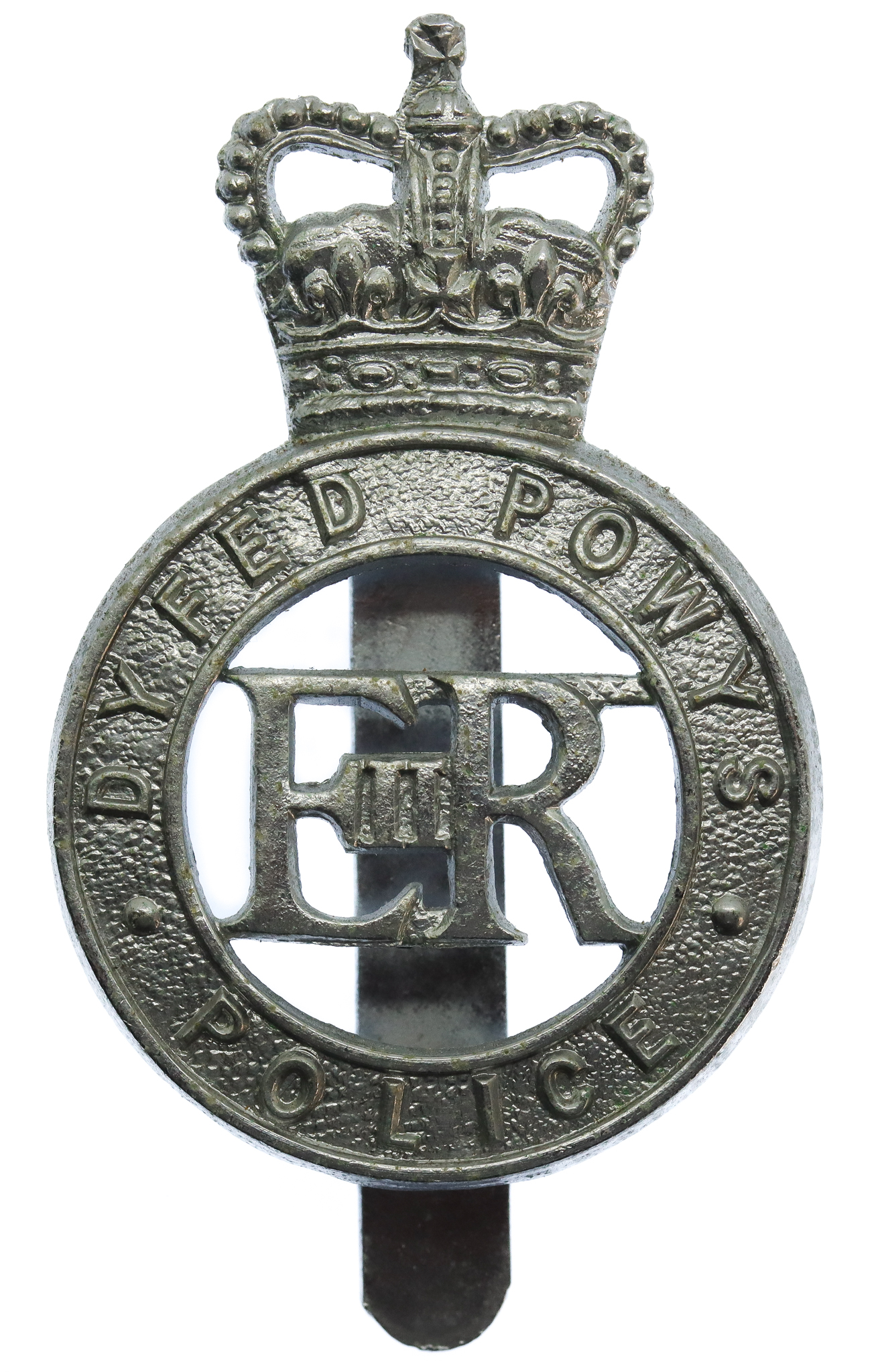 Dyfed Powys Police Cap Badge - Queen's Crown