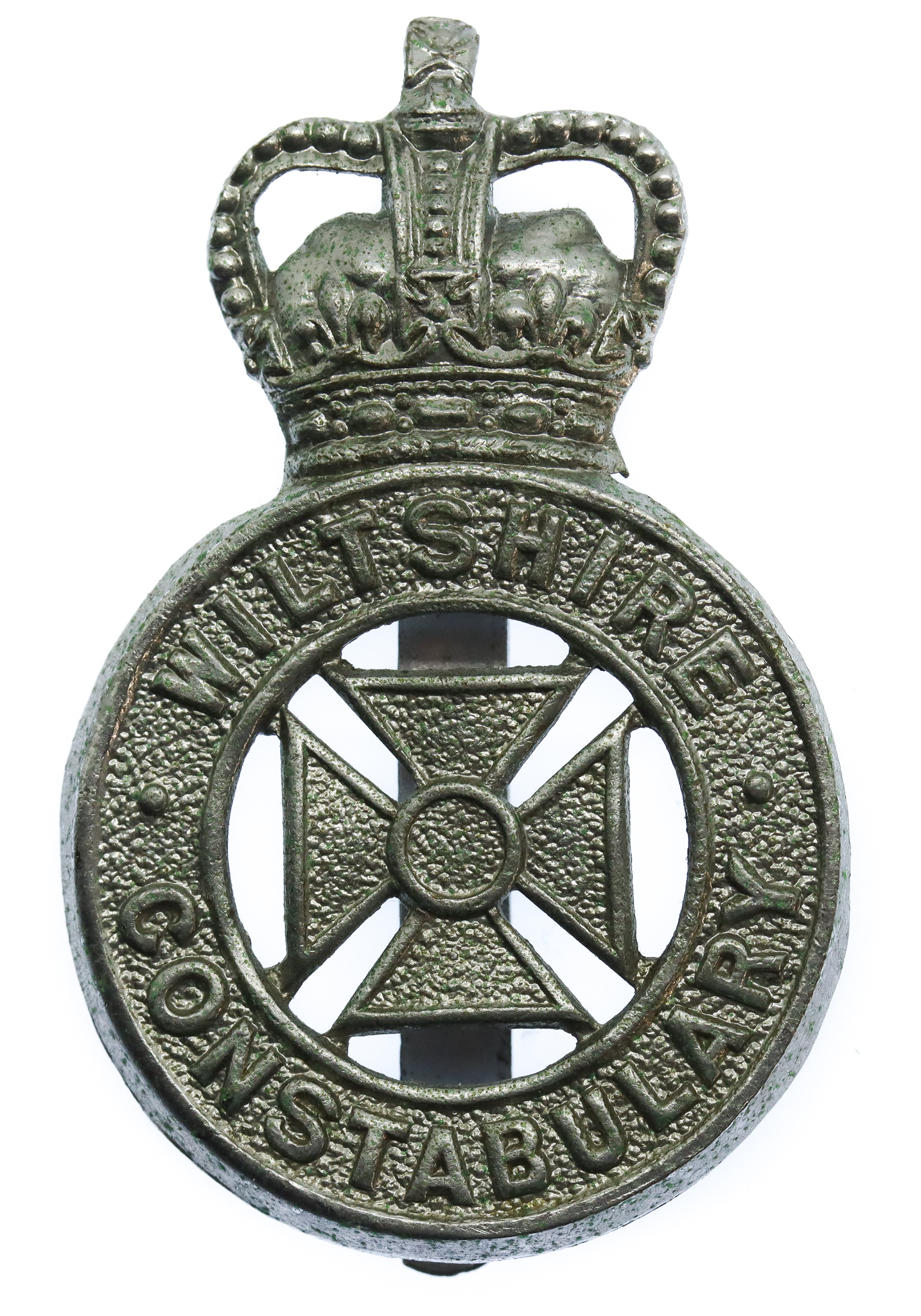 Wiltshire Constabulary Cap Badge - Queen's Crown