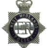 West Midlands Police Senior Officer's Enamelled Cap Badge - Queen's Crown