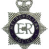 Metropolitan Police Senior Officer's Enamelled Cap Badge - Queen's Crown