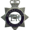 Merseyside Police Senior Officer's Enamelled Cap Badge - Queen's Crown
