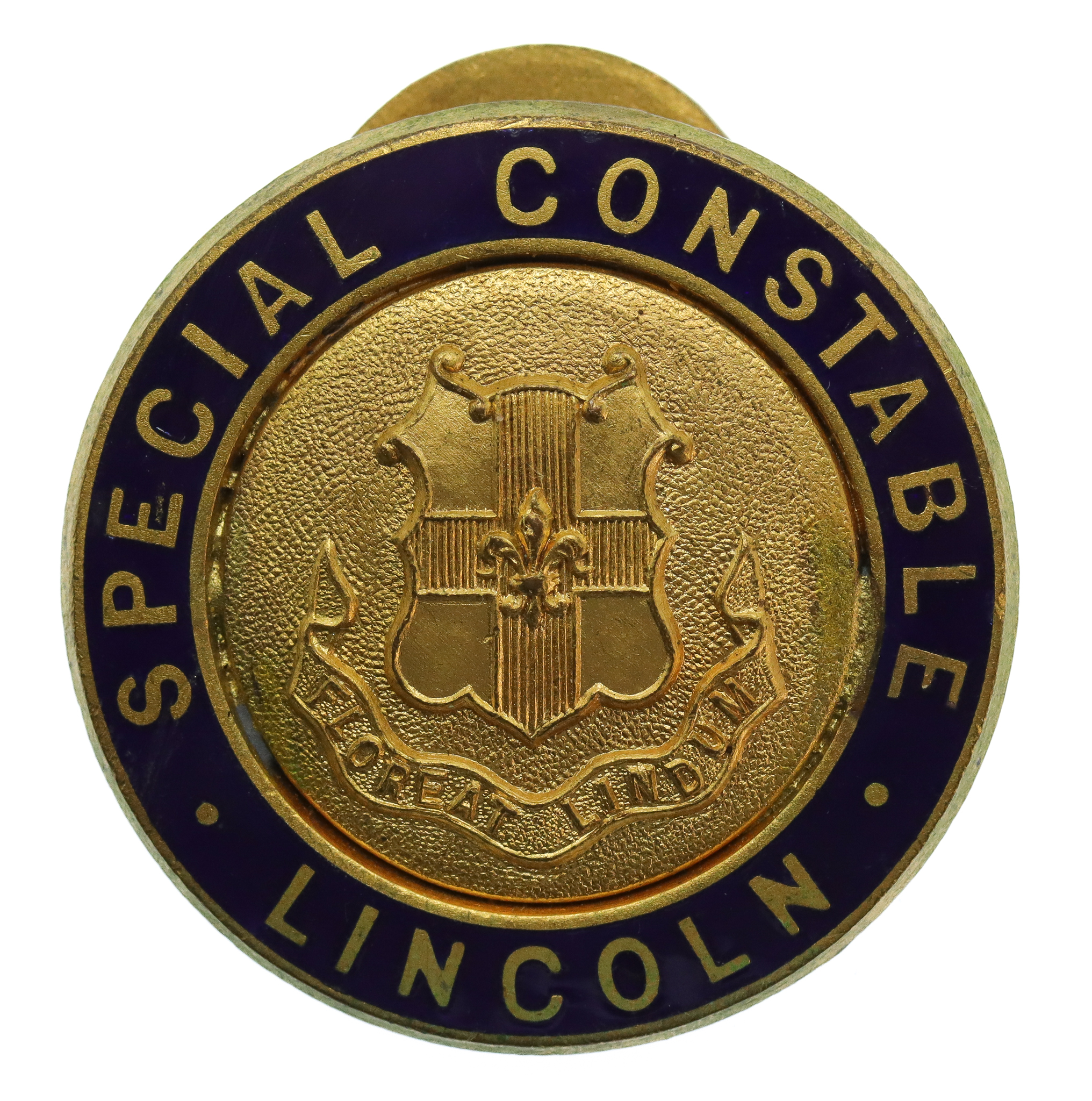 Lincoln City Police Special Constable Enamelled Lapel Badge